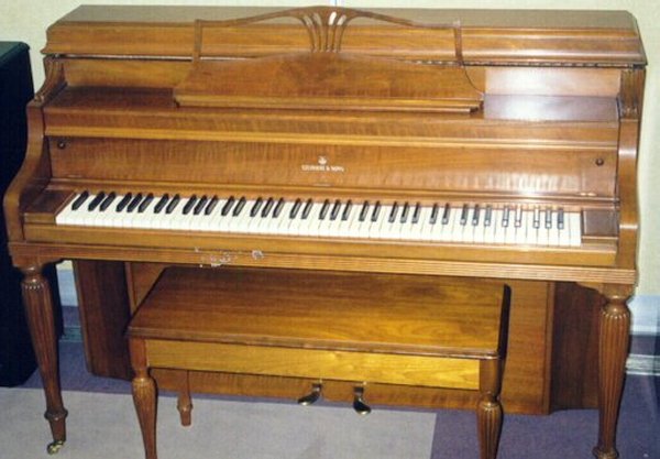 Console piano size deals